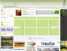 Tablet Screenshot of infotennisclub.it